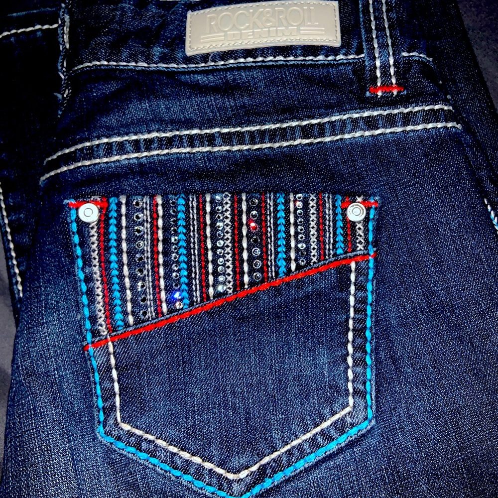 Rock and roll denim pants